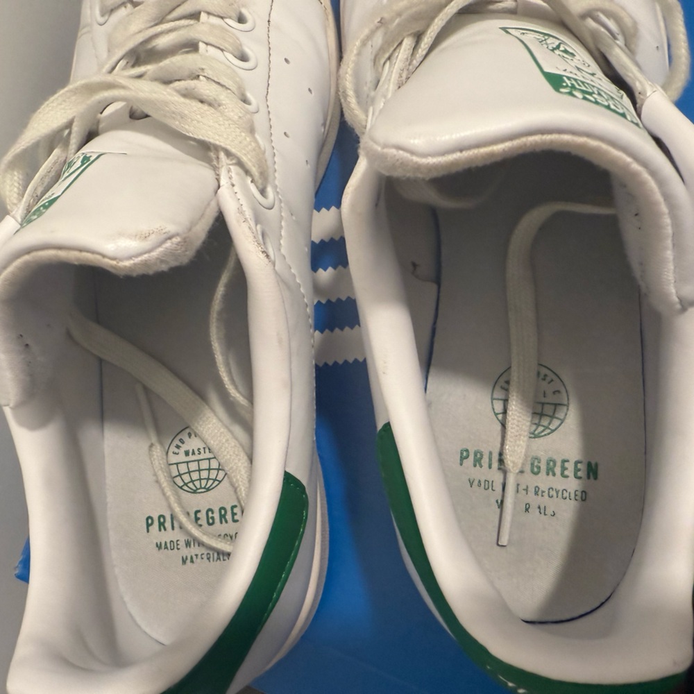 Adidas | Stan Smith | White and Green Sneakers | Size 8 - Picture 7 of 8